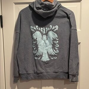 Bella Canvas Blue Fleece Hoodie